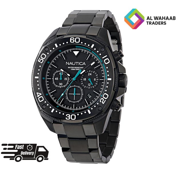 Nautica NCT Blue SAIL Stainless Steel Bracelet Watch