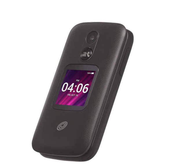 Unlocked Flip Phone My Flip 2 4G LTE - Black - 4GB Big Buttons "Facebook, YouTube, google map, and many other apps"